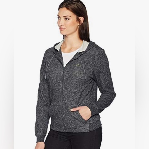 ✨HOST PICK ✨ Women’s Lacoste Sport Full Zip Fleece Hoodie Sweatshirt - Picture 2 of 10